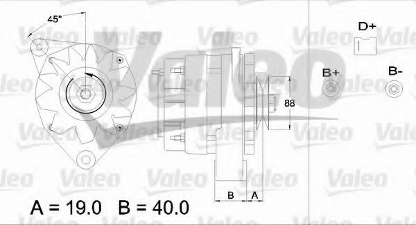 Генератор VALEO 436373