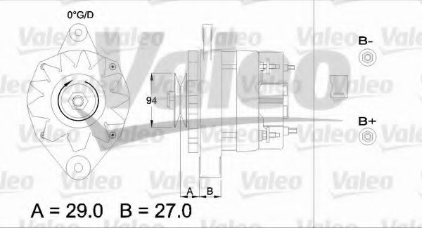 Генератор VALEO 436374