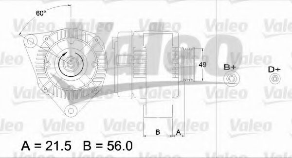Генератор VALEO 436380