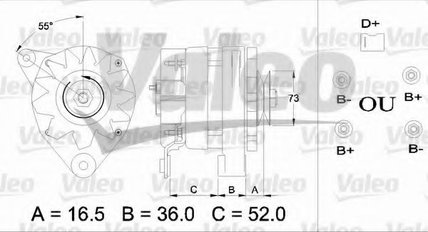 Генератор VALEO 436435