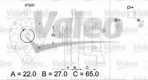 Генератор VALEO 436453