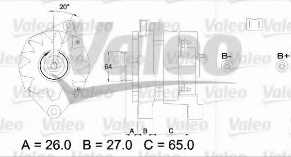 Генератор VALEO 436461