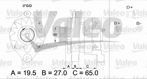 Генератор VALEO 436462
