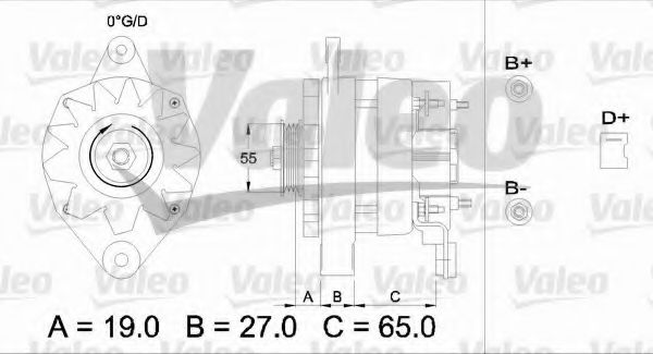 Генератор VALEO 436472