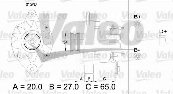 Генератор VALEO 436473