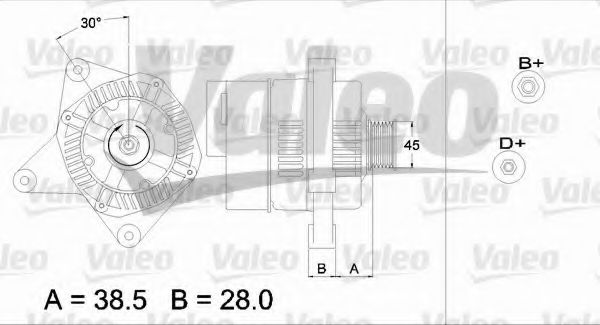 Генератор VALEO 436486