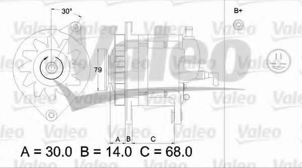 Генератор VALEO 436498