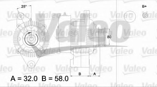 Генератор VALEO 436514