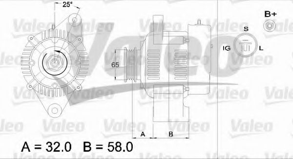 Генератор VALEO 436515