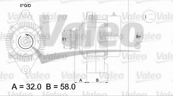Генератор VALEO 436521