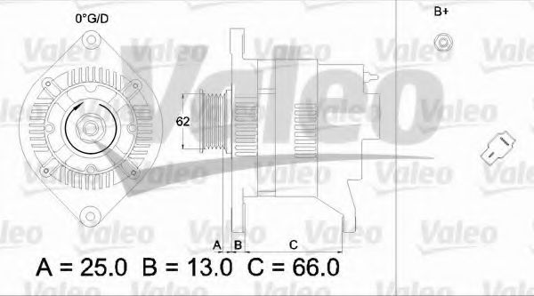 Генератор VALEO 436528