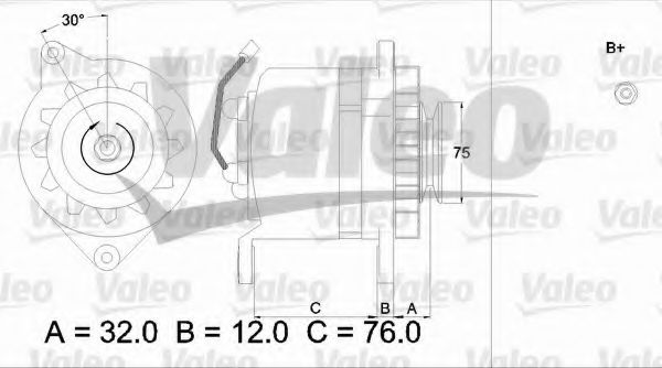 Генератор VALEO 436532