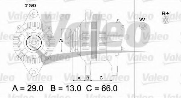 Генератор VALEO 436542