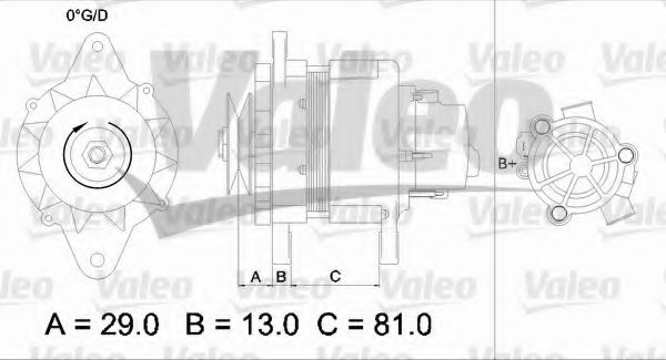 Генератор VALEO 436550
