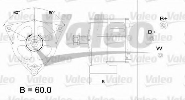 Генератор VALEO 436589