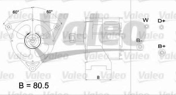 Генератор VALEO 436591
