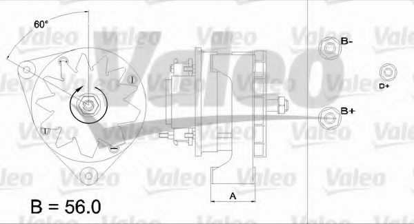 Генератор VALEO 436595