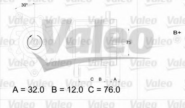 Генератор VALEO 436608