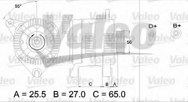 Генератор VALEO 436611