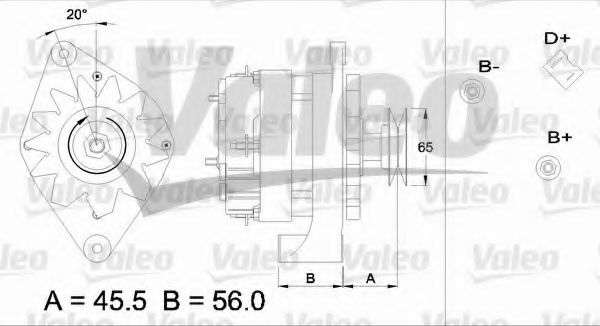 Генератор VALEO 436681