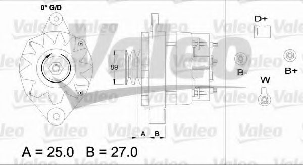 Генератор VALEO 436716