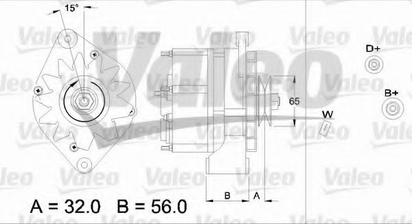 Генератор VALEO 436721