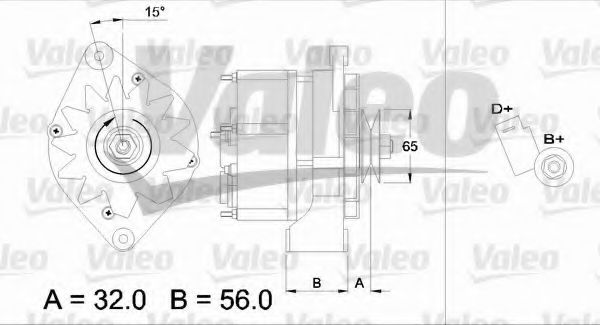 Генератор VALEO 436726