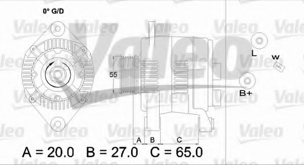 Генератор VALEO 436736