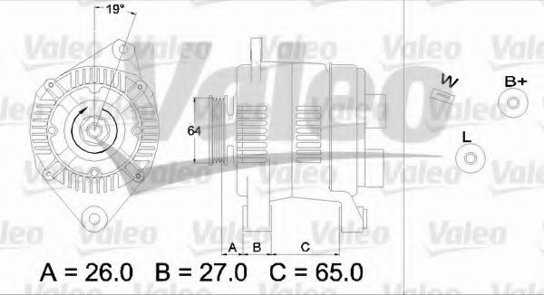 Генератор VALEO 436740