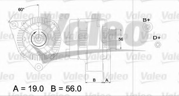 Генератор VALEO 436741
