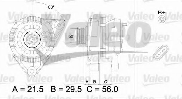 Генератор VALEO 436753