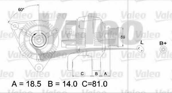 Генератор VALEO 437189