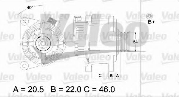 Генератор VALEO 437193
