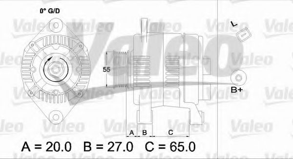 Генератор VALEO 437200