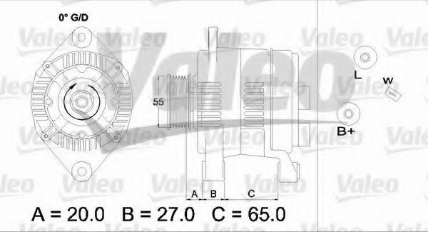 Генератор VALEO 437201