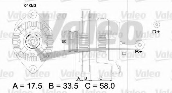 Генератор VALEO 437212