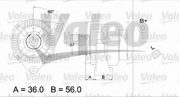 Генератор VALEO 437222