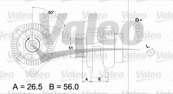 Генератор VALEO 437224