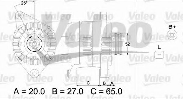 Генератор VALEO 437306