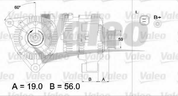 Генератор VALEO 437345