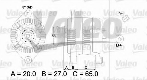 Генератор VALEO 437353