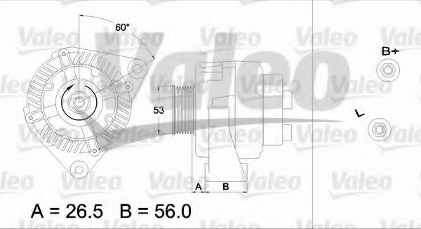 Генератор VALEO 437425