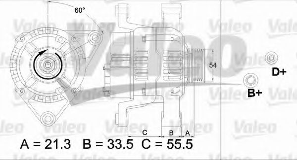 Генератор VALEO 437466