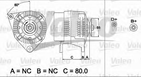 Генератор VALEO 437483