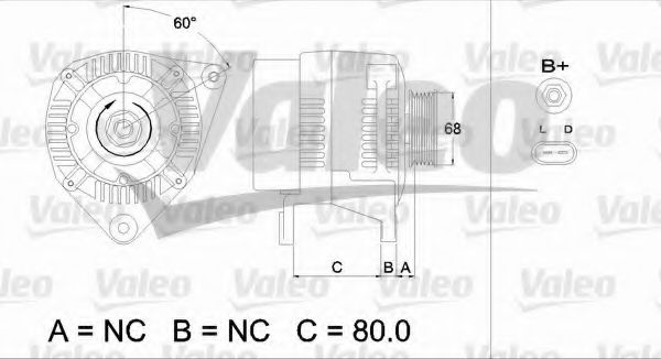 Генератор VALEO 437485