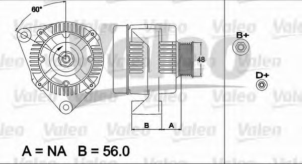 Генератор VALEO 437491