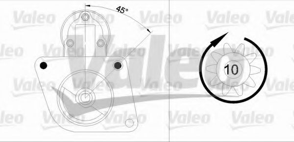 Стартер VALEO 455511
