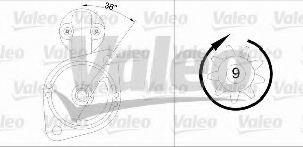 Стартер VALEO 455555