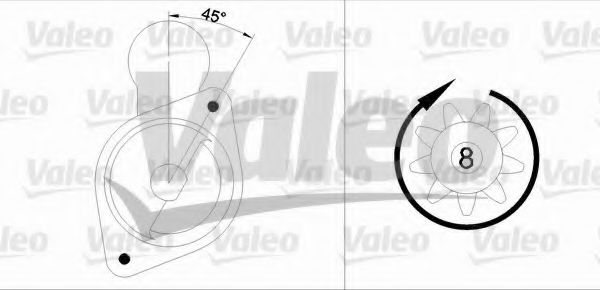 Стартер VALEO 455568