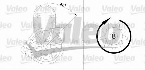 Стартер VALEO 455583